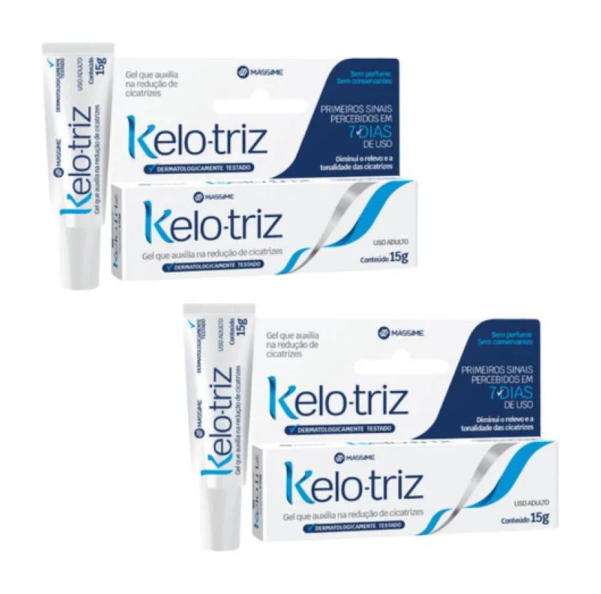 Kelo - Triz 15g - Tratamento Queloides e Cicatrizes