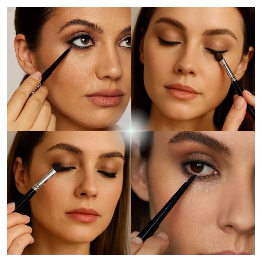 Lápis Retrátil Luisance Soft Line para Olhos Preto L711