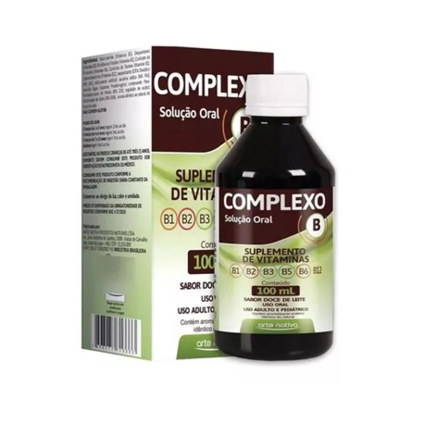Vitamina Complexo B Solução 100Ml – Força Imunidade e Disposição