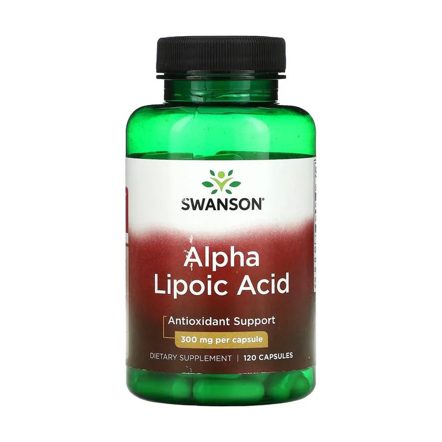 Ácido Alfa Lipóico 300mg Swanson 120 Cápsulas Importado