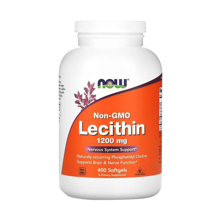 Lecitina 1200mg Now Foods 400 Soft Importado