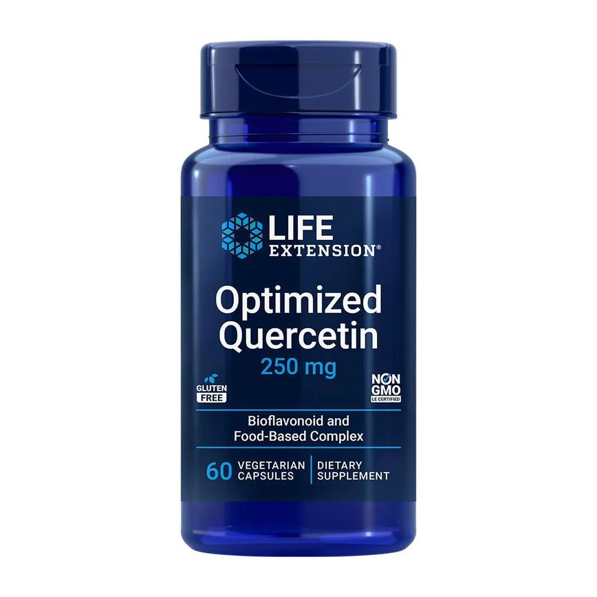 Quercetina 250mg Life Extension 60 Cápsulas Importado