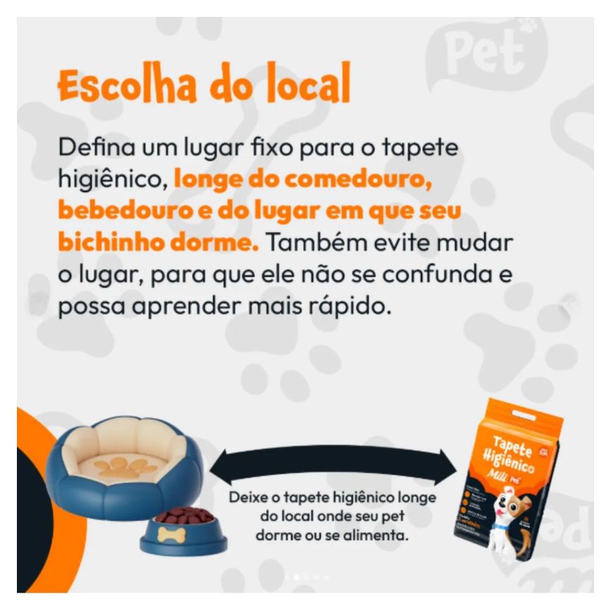 Kit C4 Tapete Higiênico C/ 7 Unidades - Mili Pet