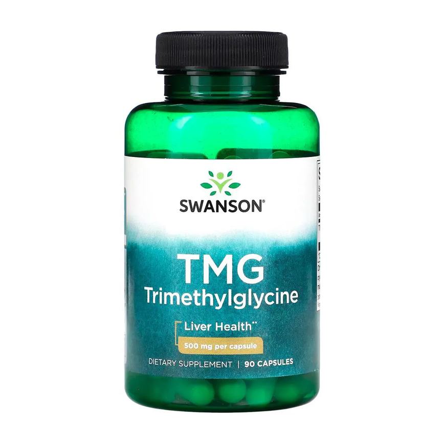 Tmg Trimetilglicina 500 mg Swanson 90 Caps Importado