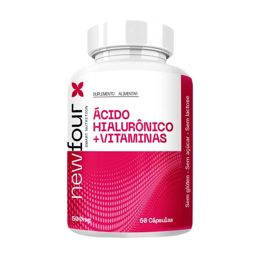 Ácido Hialurônico + Vitaminas a , B5 , C , e 60 cápsulas