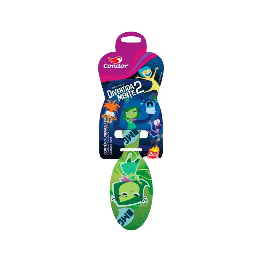 Escova para Cabelo Oval Condor Divertidamente 2 (cores Diversas)
