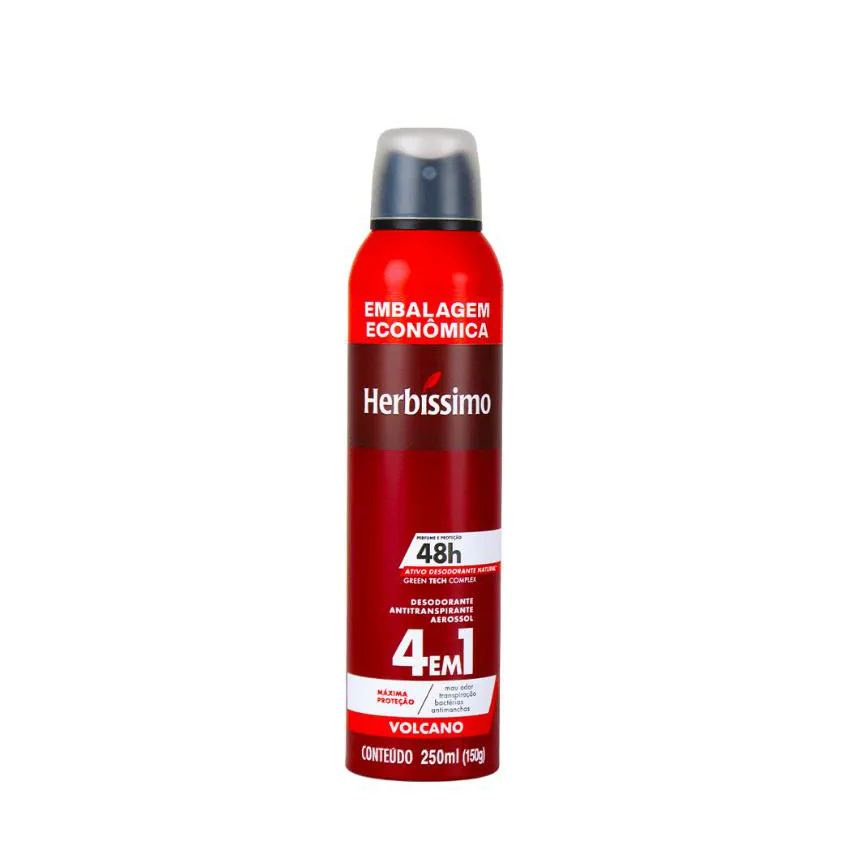 DESODORANTE AEROSOL ANTITRANSPIRANTE HERBíSSIMO VOLCANO 250ML
