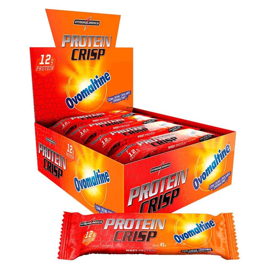 Barra de Proteína Crisp Bar Ovomaltine Cx 12 Integralmédica