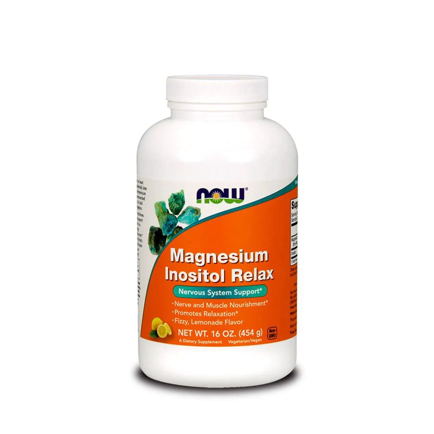Magnesium Magnésio Inositol Relax (454g) Now Foods