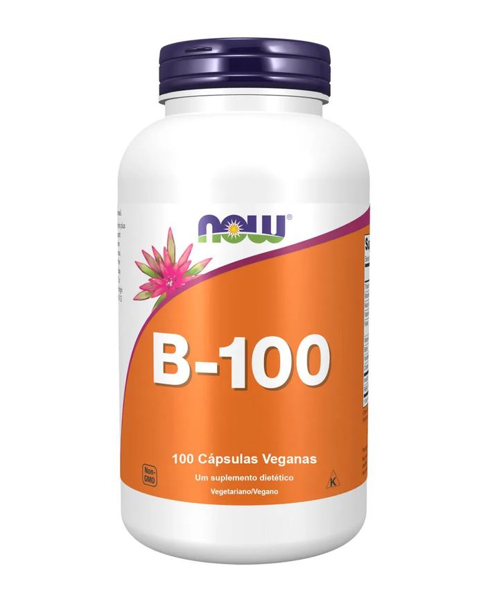 Vitamina Complexo B-100 (100 Vcaps) Now Foods
