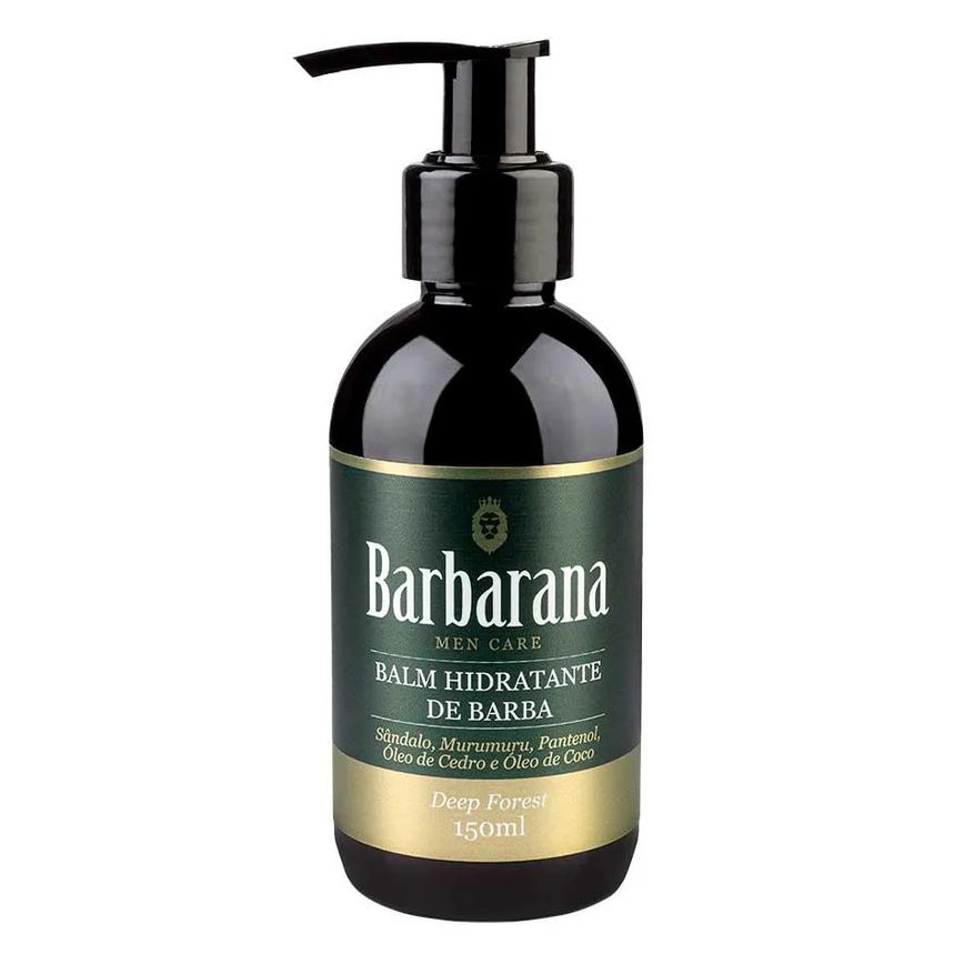 Balm Hidratante De Barba Deep Forest Oriental Amadeirado 150ml Barbarana