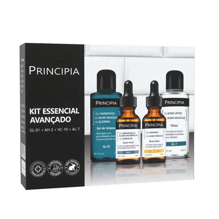 Principia Kit Essencial Avançado Gl-01 + Al-7 + Ah-2 + Vc-10