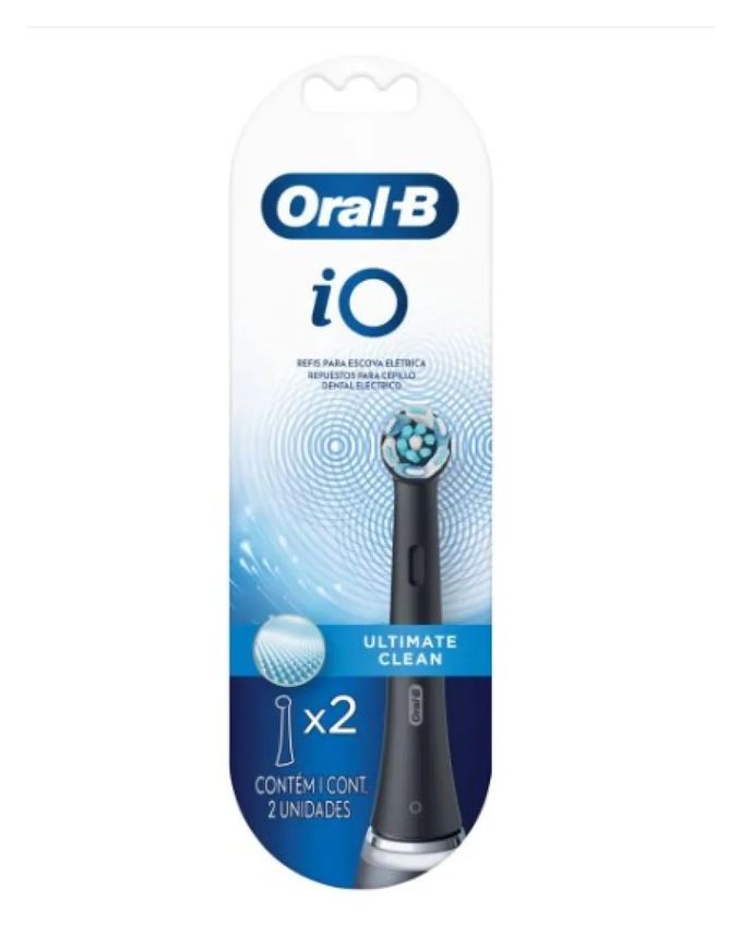 Refil Escova Elétrica Ultimate Clean Io Black 2un - Oral-b