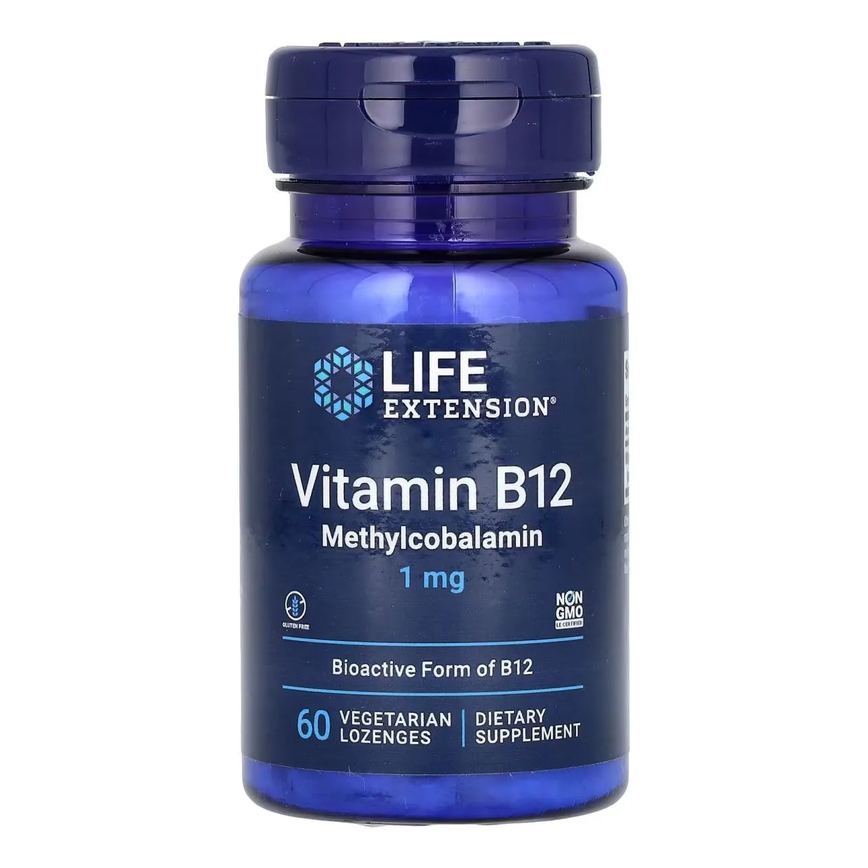 Vitamina B12 Metilcobalamina 1Mg (60 Vcaps) Life Extension