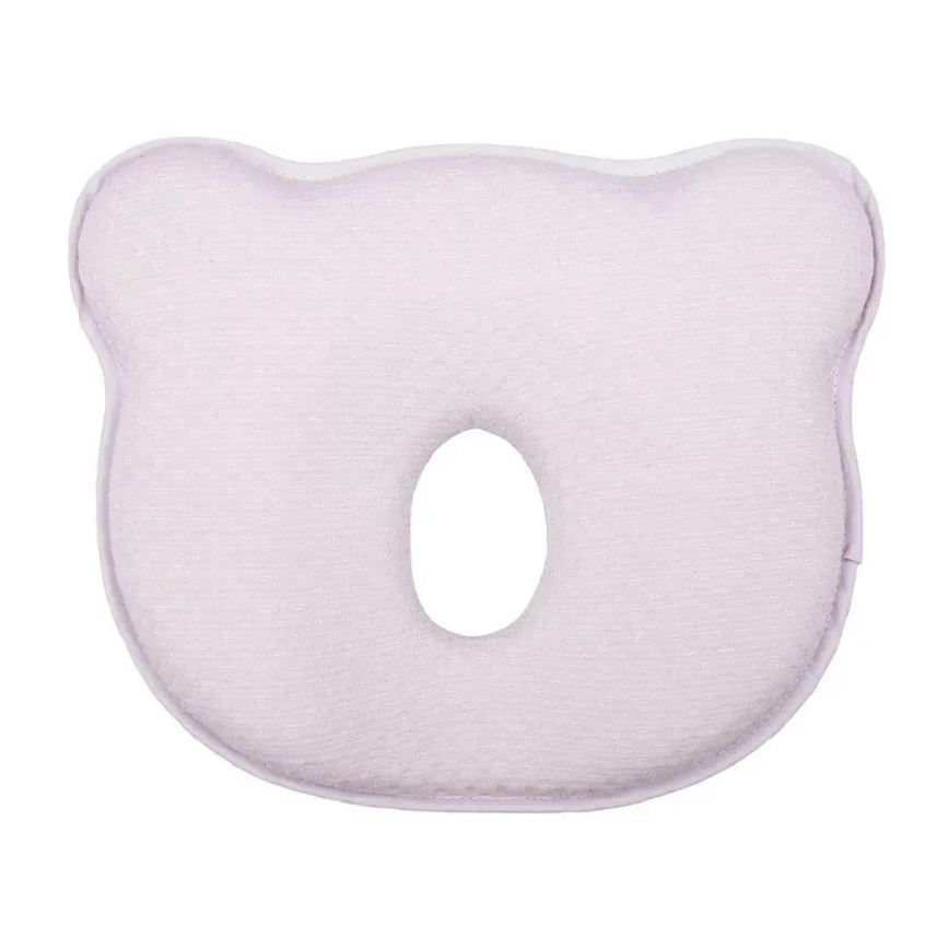 Travesseiro Anatômico Viscoelástico Urso Rosa +0M Buba