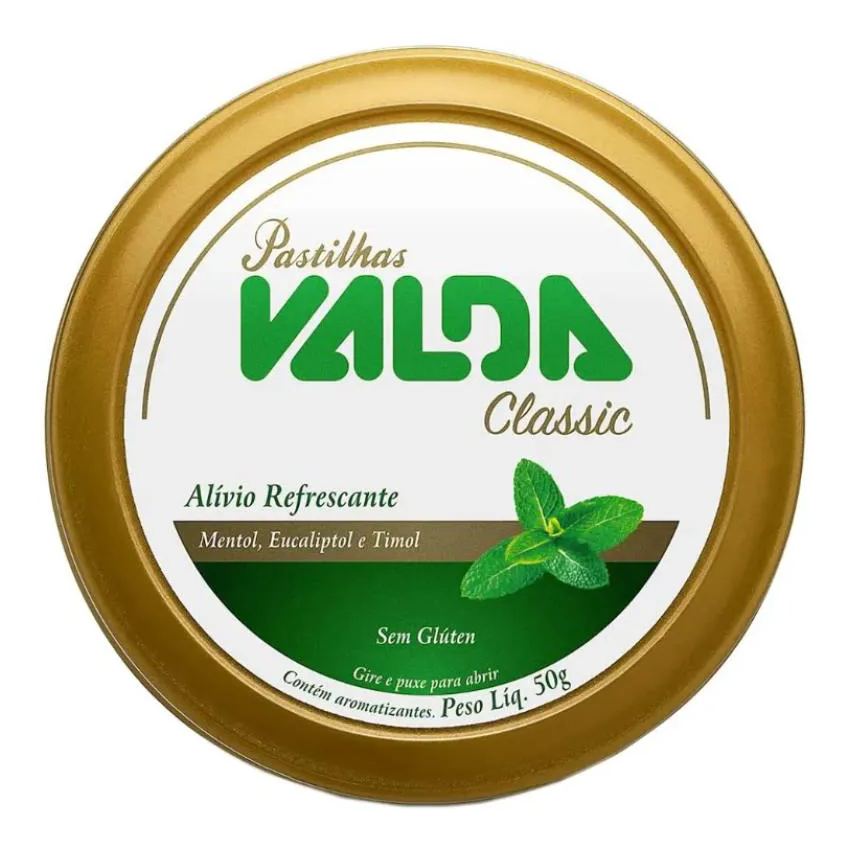 Pastilhas Valda Classic 50G - Sabor Menta