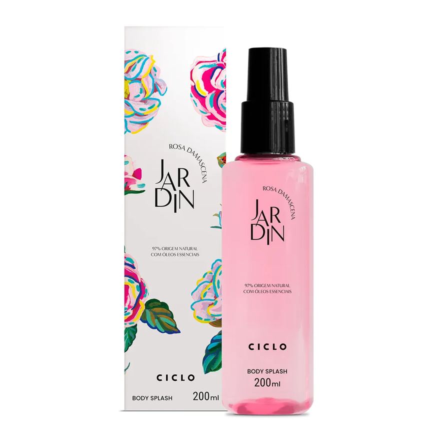 Body Splash Ciclo Jardin Rosa Damascena 200ml