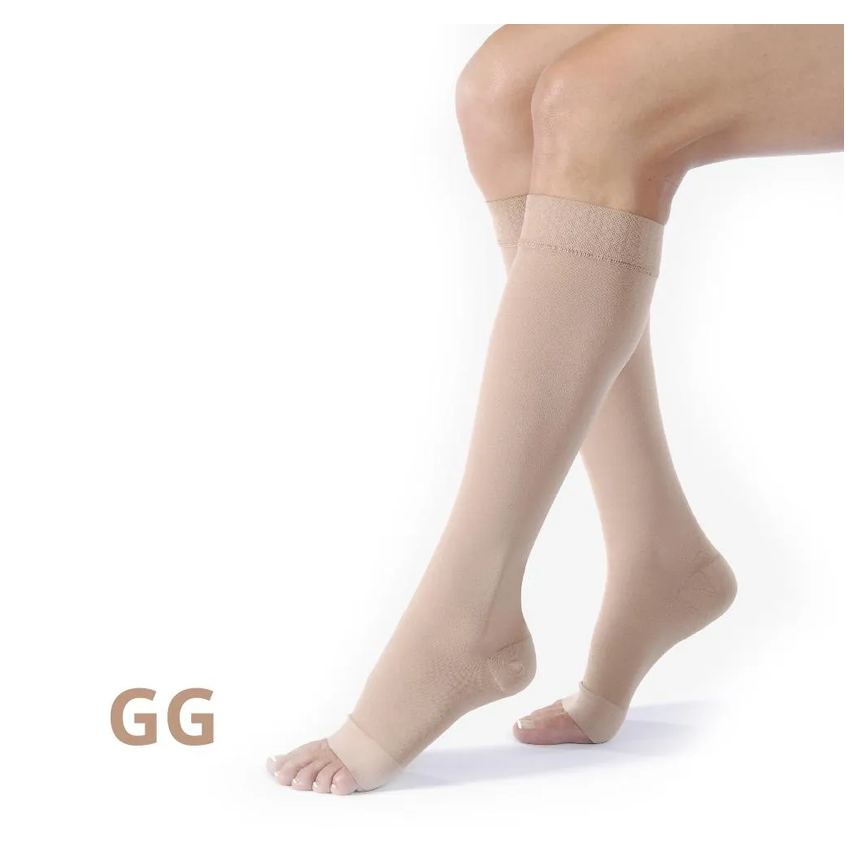 Meia de Compressão 3/4 Jobst Relief 15-20Mmhg Aberta - Bege G