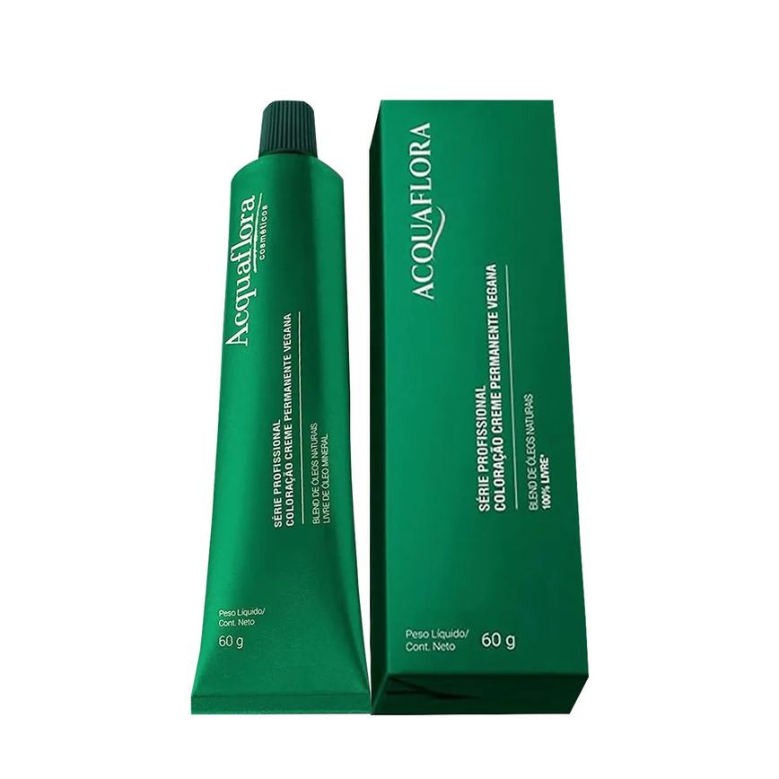 Acquaflora Vegana 5.0 Castanho Claro - Coloração Permanente 60g