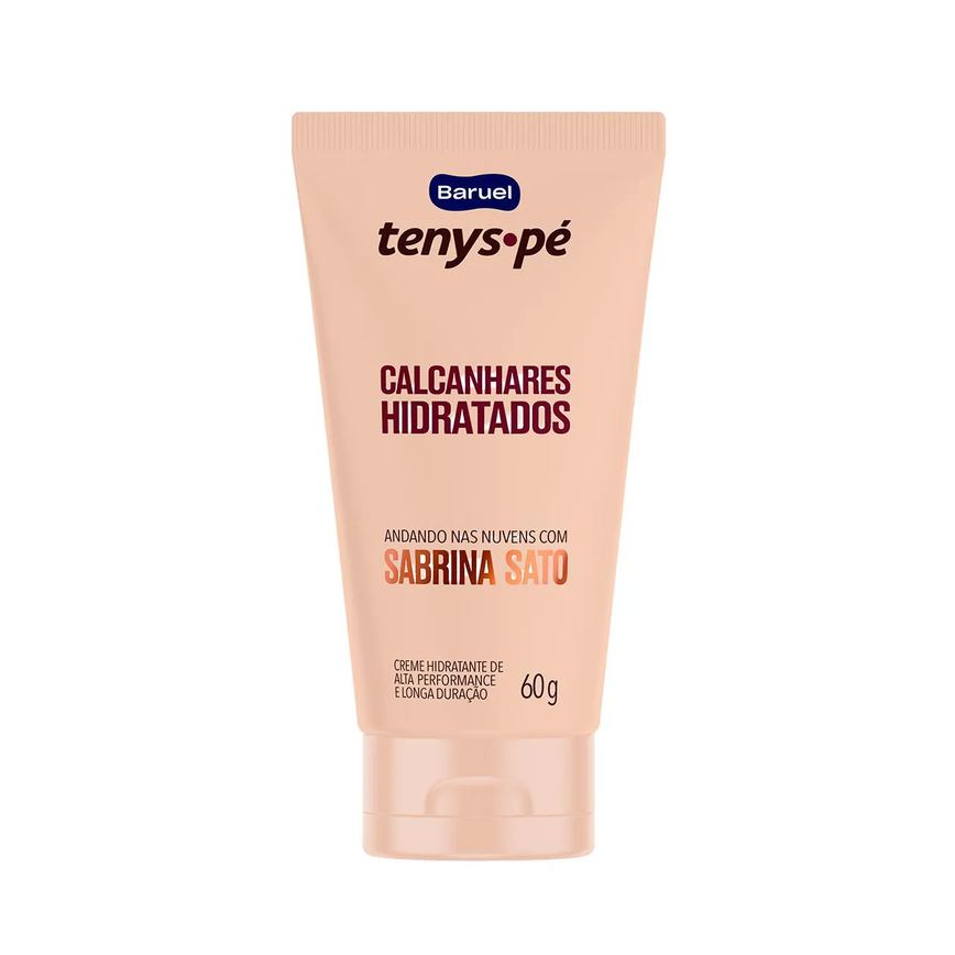 Creme Hidratante Calcanhares Hidratados Tenys Pé Baruel Andando nas Nuvens com Sabrina Sato 60g
