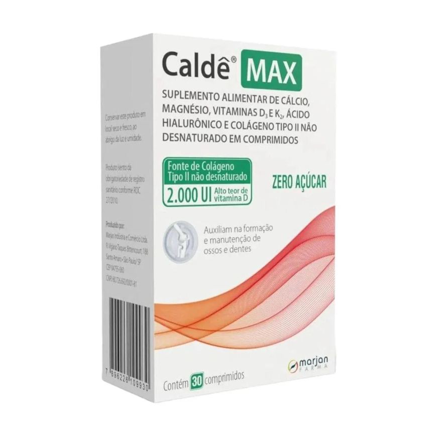 Caldê Max 60 comprimidos Revestidos - Marjan Sabor sem Sabor