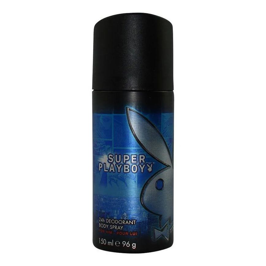 Água de Cheiro Masculina Playboy Super Spray Corporal 150Ml