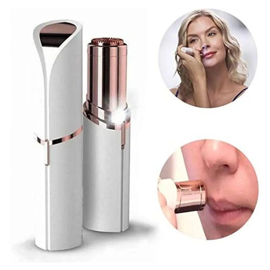 Baton Portátil Depilador Pelos Faciais Indolor Usb Batom