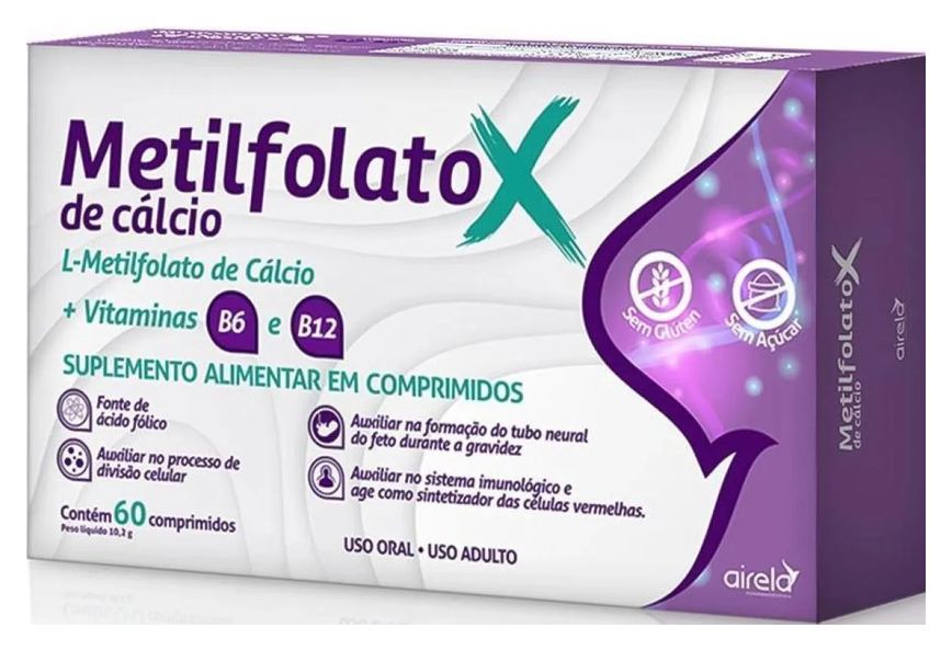 Metilfolato de Calcio 60 Comprimidos - Airela