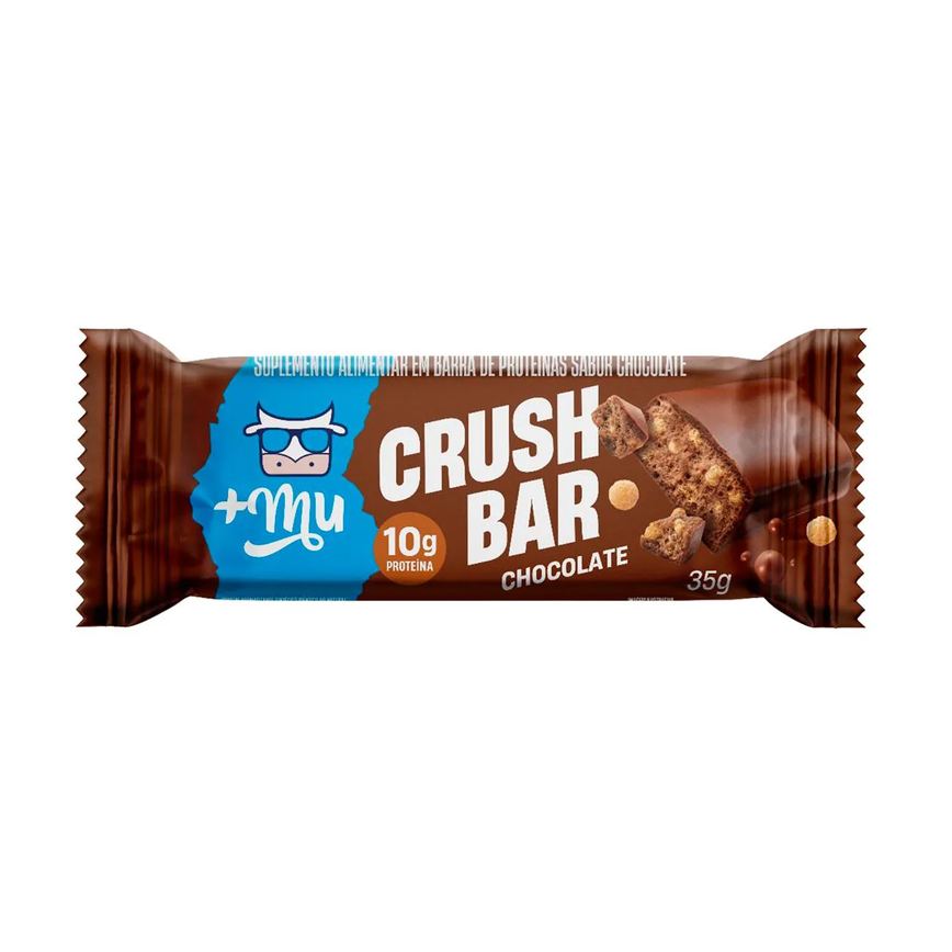 Barra de Proteína +Mu Crush Bar 2.0 Chocolate 35g