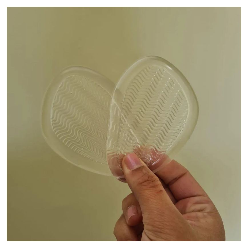 Par Palmilha Ortopédica Protetor para Pés Almofadas Silicone Sapato