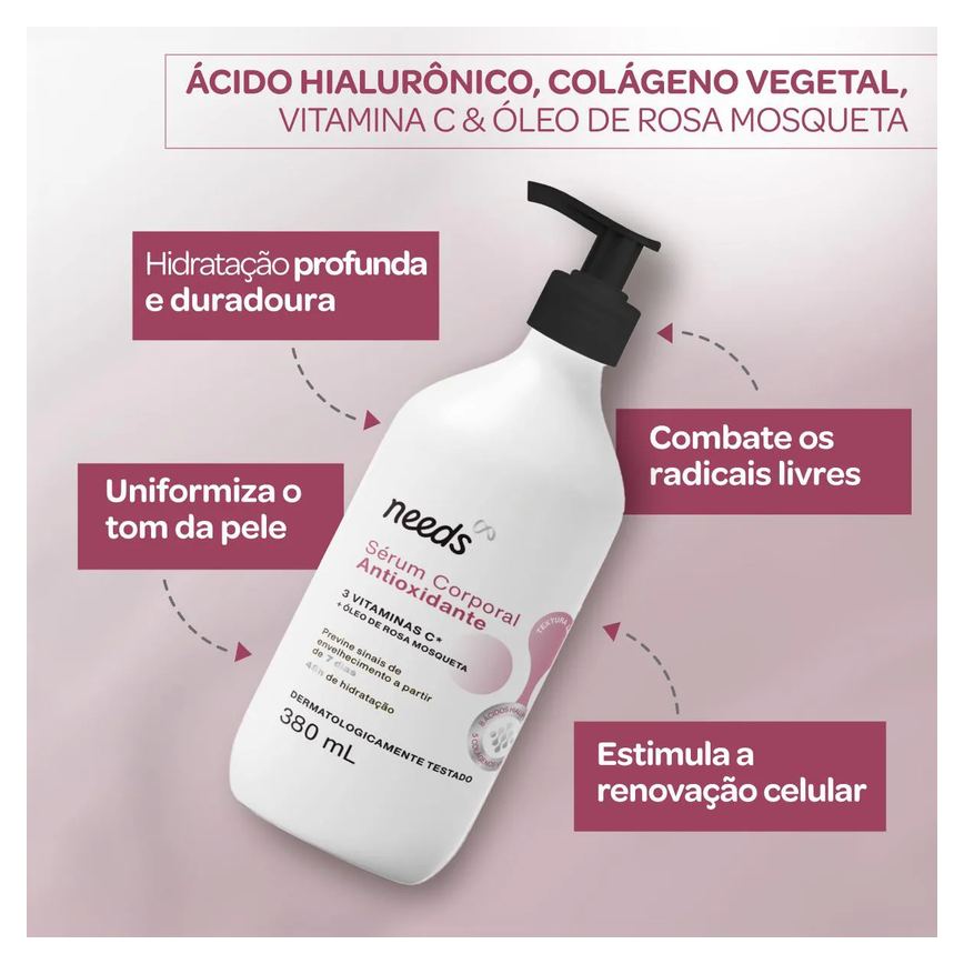 Sérum Corporal Antioxidante Needs 380ml