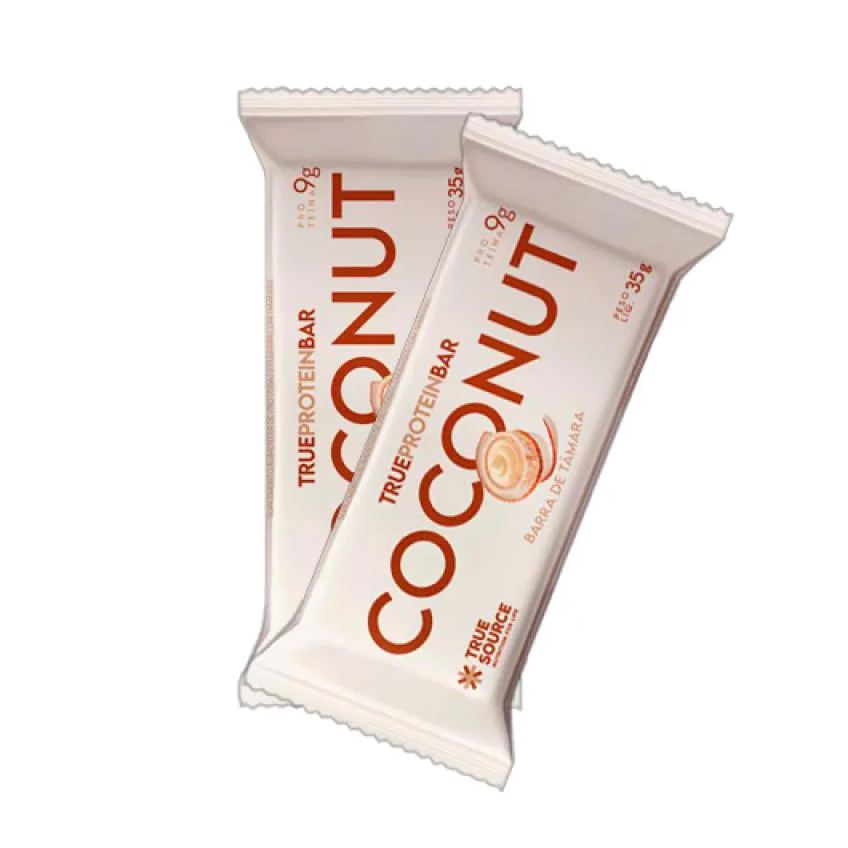 Kit 2X: True Bar Protein Coconut True Source 35G