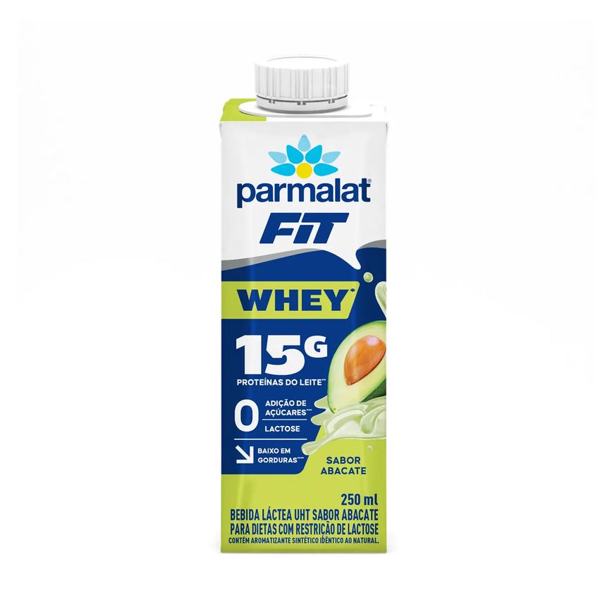 Whey Protein Parmalat Whey Fit Abacate Zero Lactose 250ml