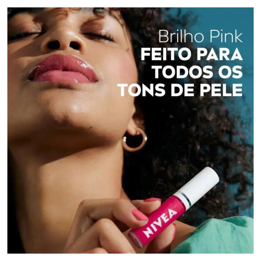 Hidratante Labial Lip Oil Nivea Pink Rock 5,5Ml