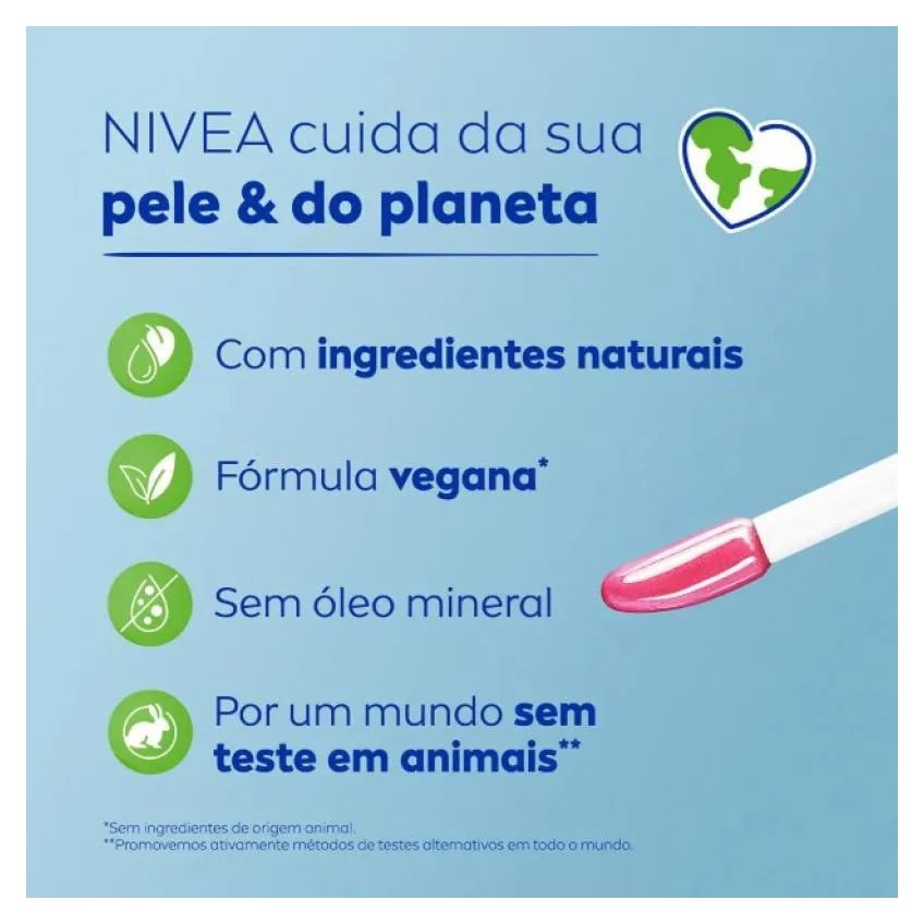 Hidratante Labial Lip Oil Nivea Pink Rock 5,5Ml