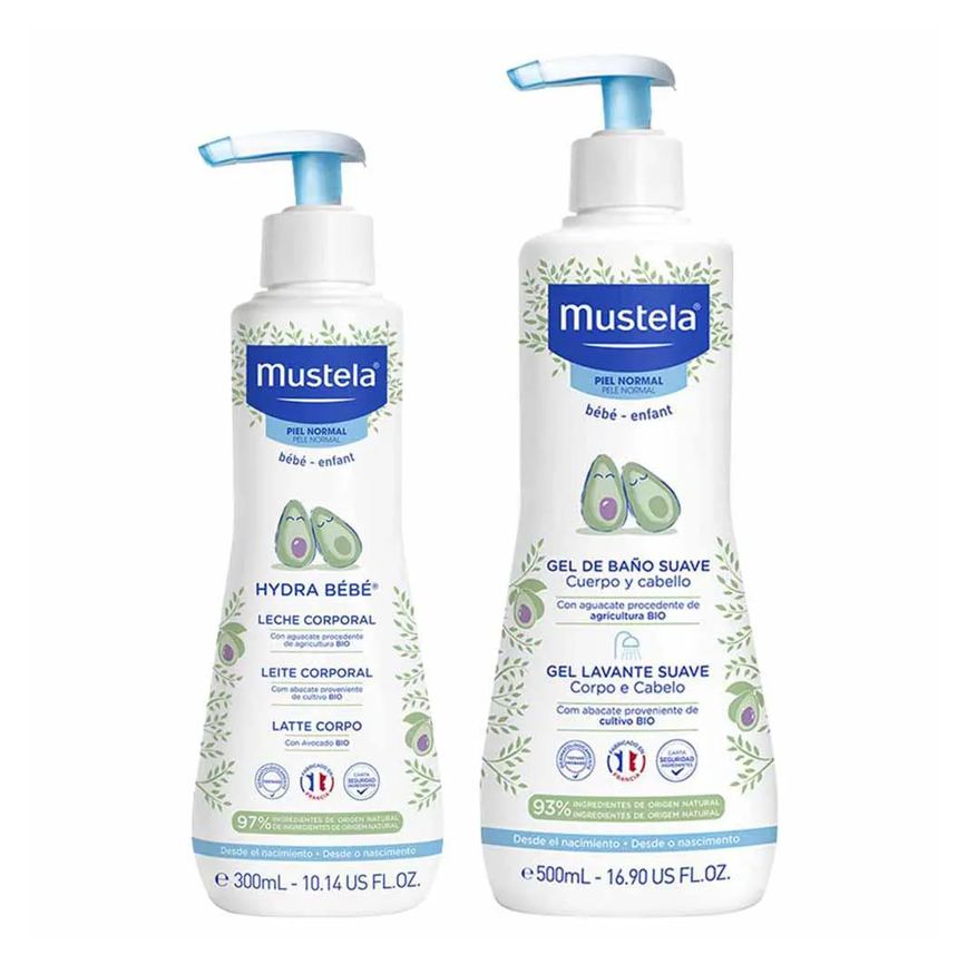 Mustela Bebê Kit - Gel de Banho + Hidratante Corporal
