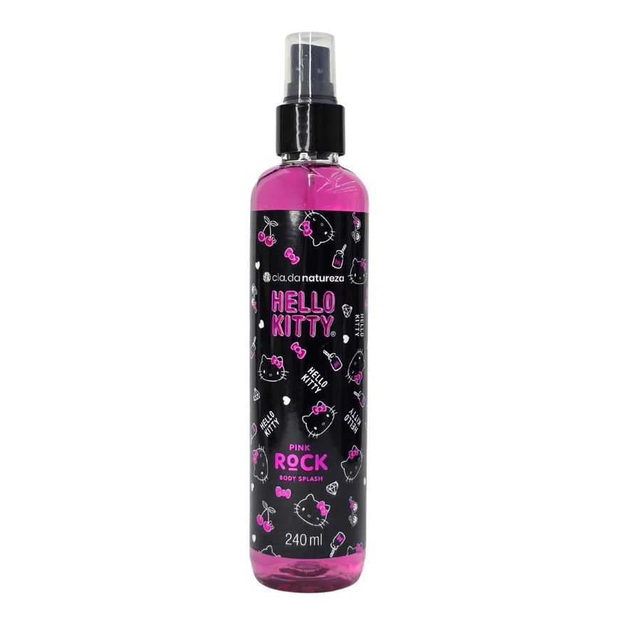 Body Splash Pink Rock Hello Kitty Vegano Cia. da Natureza 240Ml