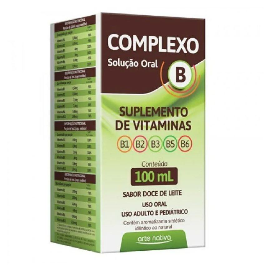 Complexo B Sol Oral 100 Ml Arte Nativa