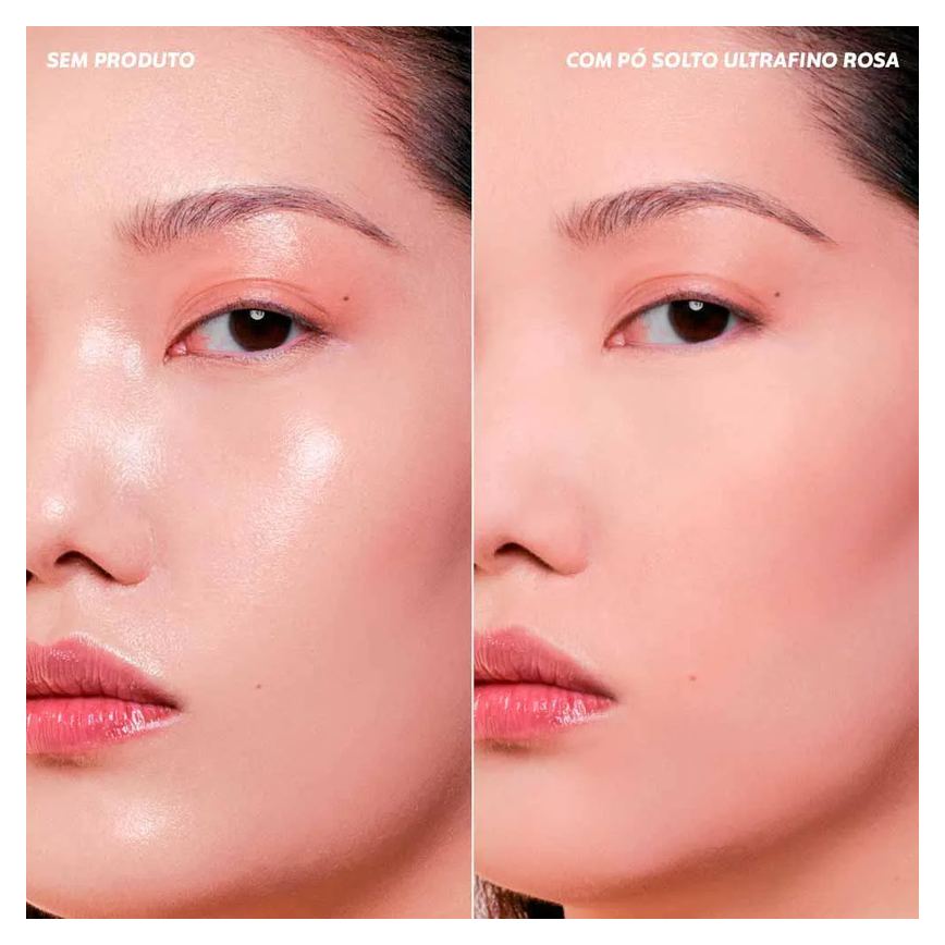 Pó Solto Facial Ultrafino Dailus Rosa