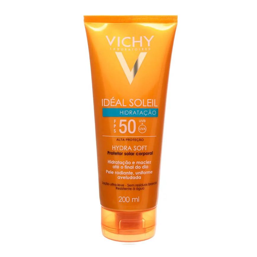 Idéal Soleil Fps 50 Hidratação Vichy - Protetor Solar Corporal 200ml