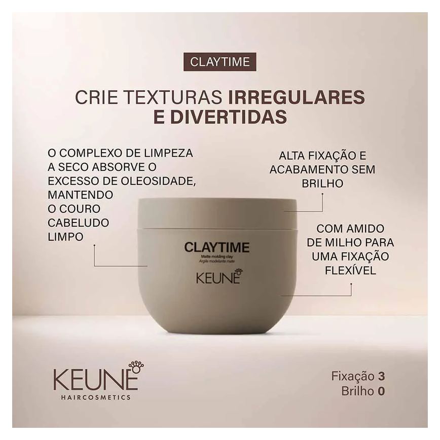 Keune Style Claytime Argila Modeladora 100ml