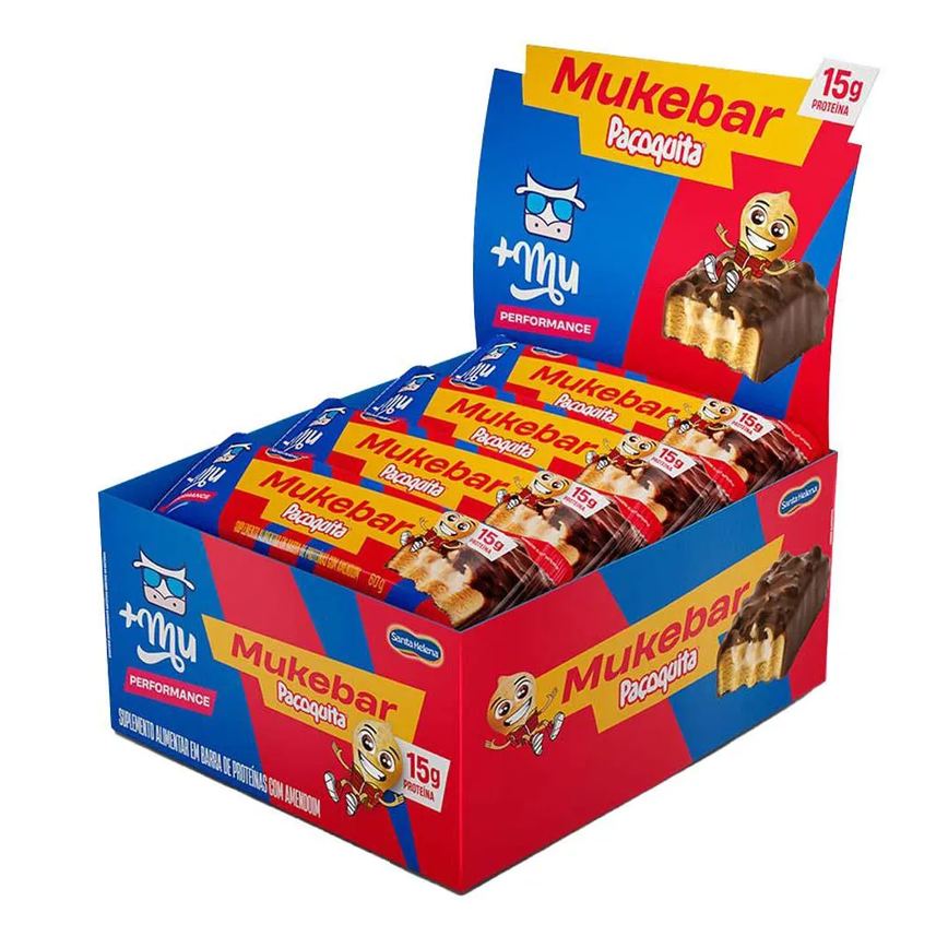 Mukebar Mais Mu Performance Sabor Paçoquita 12un