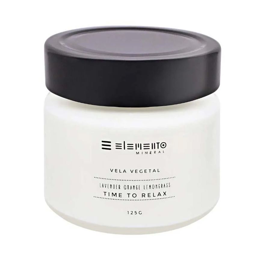 Vela Vegetal Elemento Mineral Time To Relax 125g