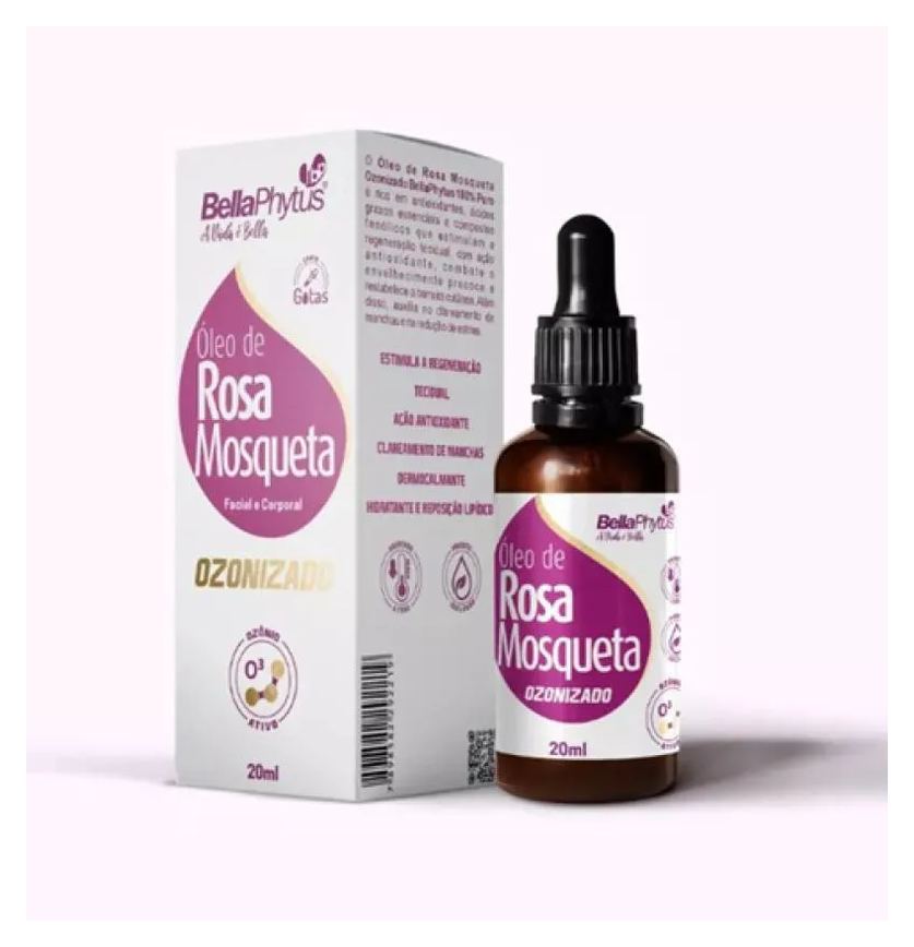 Óleo de Rosa Mosqueta Ozonizado Bellaphytus 20Ml