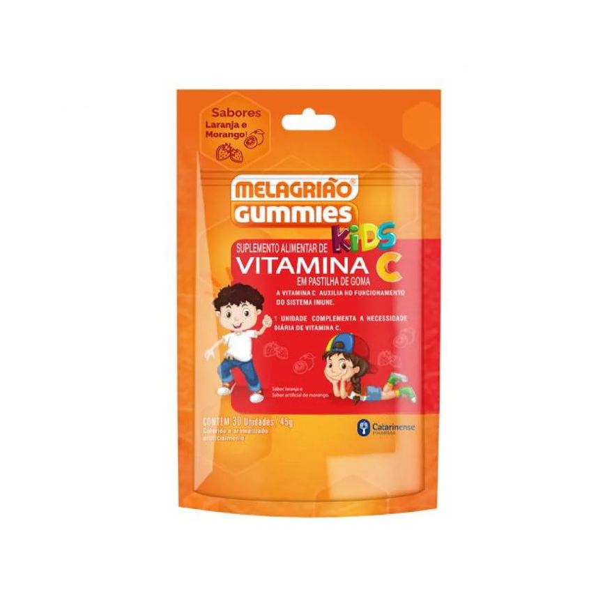 Melagrião Gummies Kids Vitamina C com 30 Gomas - Catarinense