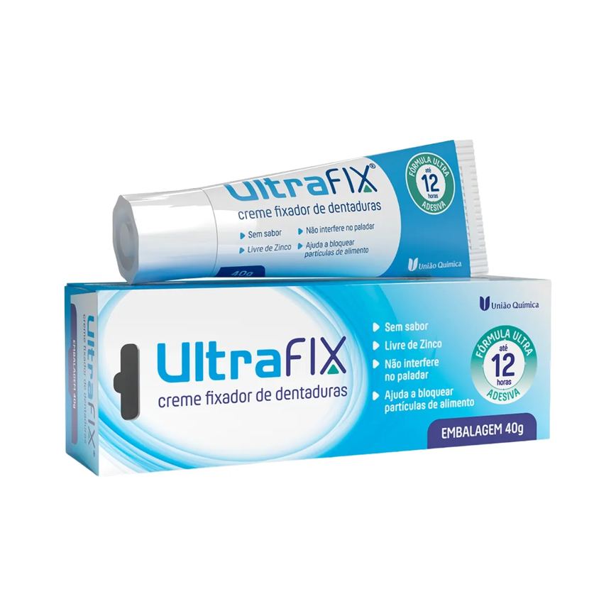 Creme Fixador de Dentadura UltraFix Sem Sabor 40g