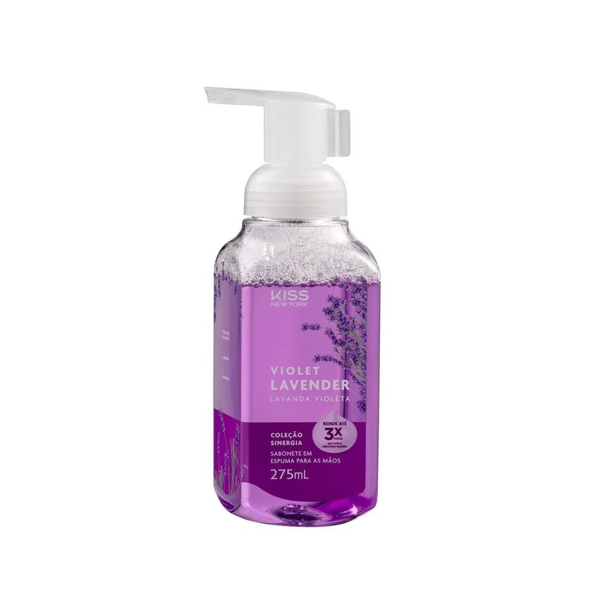 Sabonete em Espuma Coleção Sinergia Violet Lavender - Kiss New York