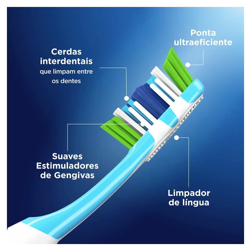 Escova de Dente Oral-B Complete 5 Ações de Limpeza Macia N°40 com 2 unidades