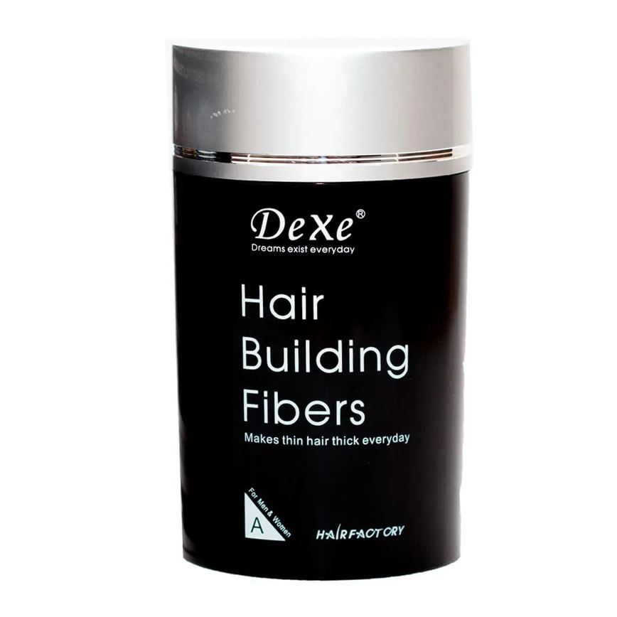 Dexe Fibers Disfarce para Calvície Castanho Claro