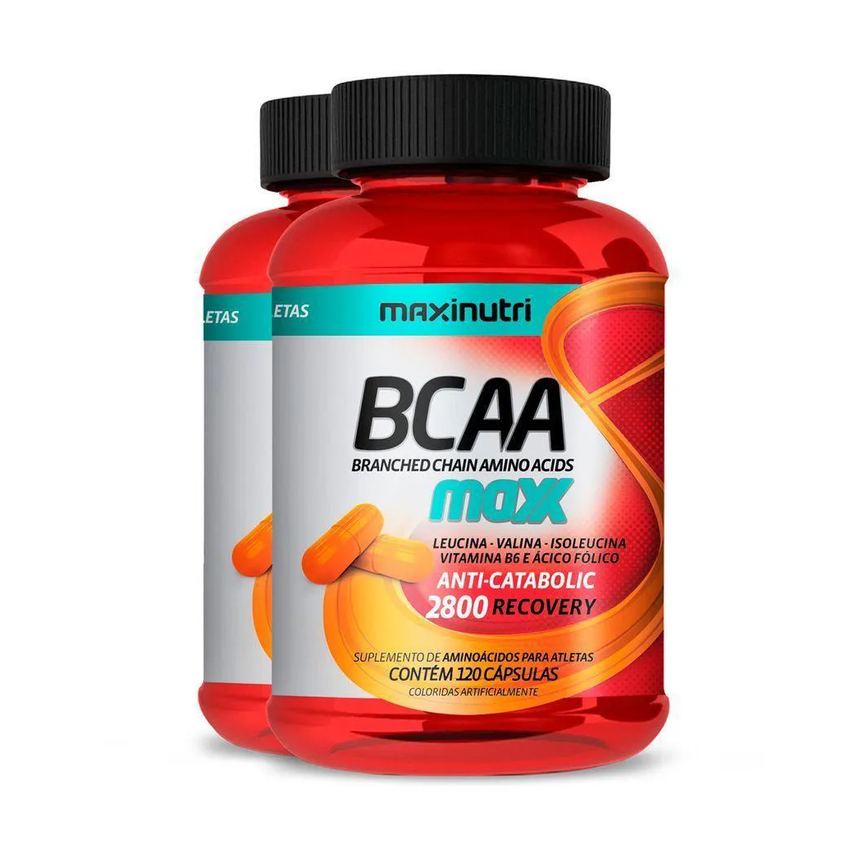 Kit 2 Bcaa Maxx Maxinutri 120 Cápsulas